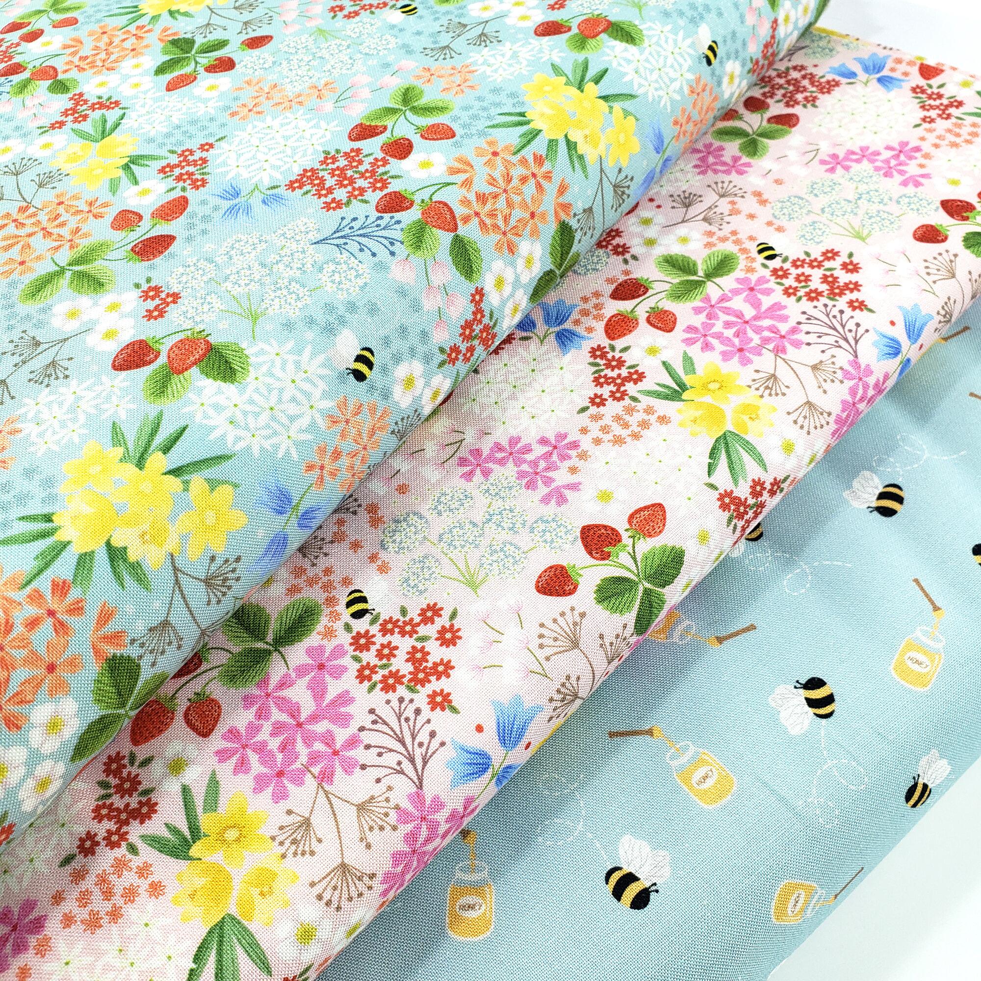 A796, A795, lewis & irene, ladybirds,daisies,wildflowers,bugs,insects, teddy bears picnic, strawberries