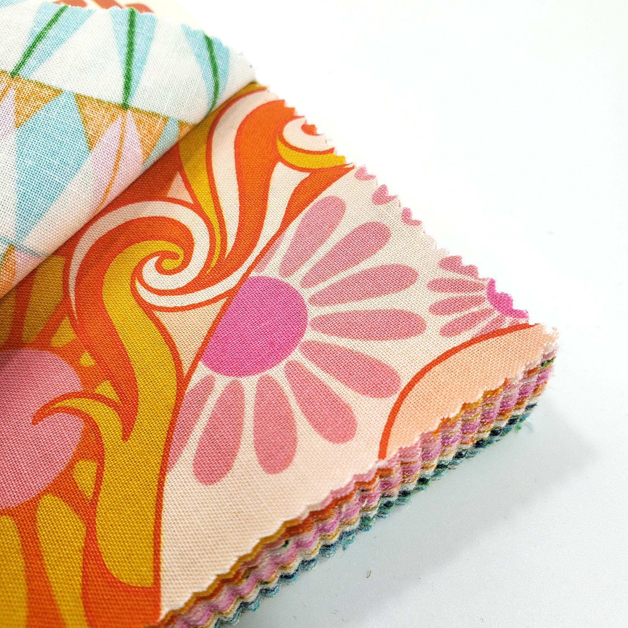 ruby star society,carousel, unicorns, moda,charm pack, patchwork squares,5" squares,cotton squares,flowers,blue,red,orange,pink,animals,modern