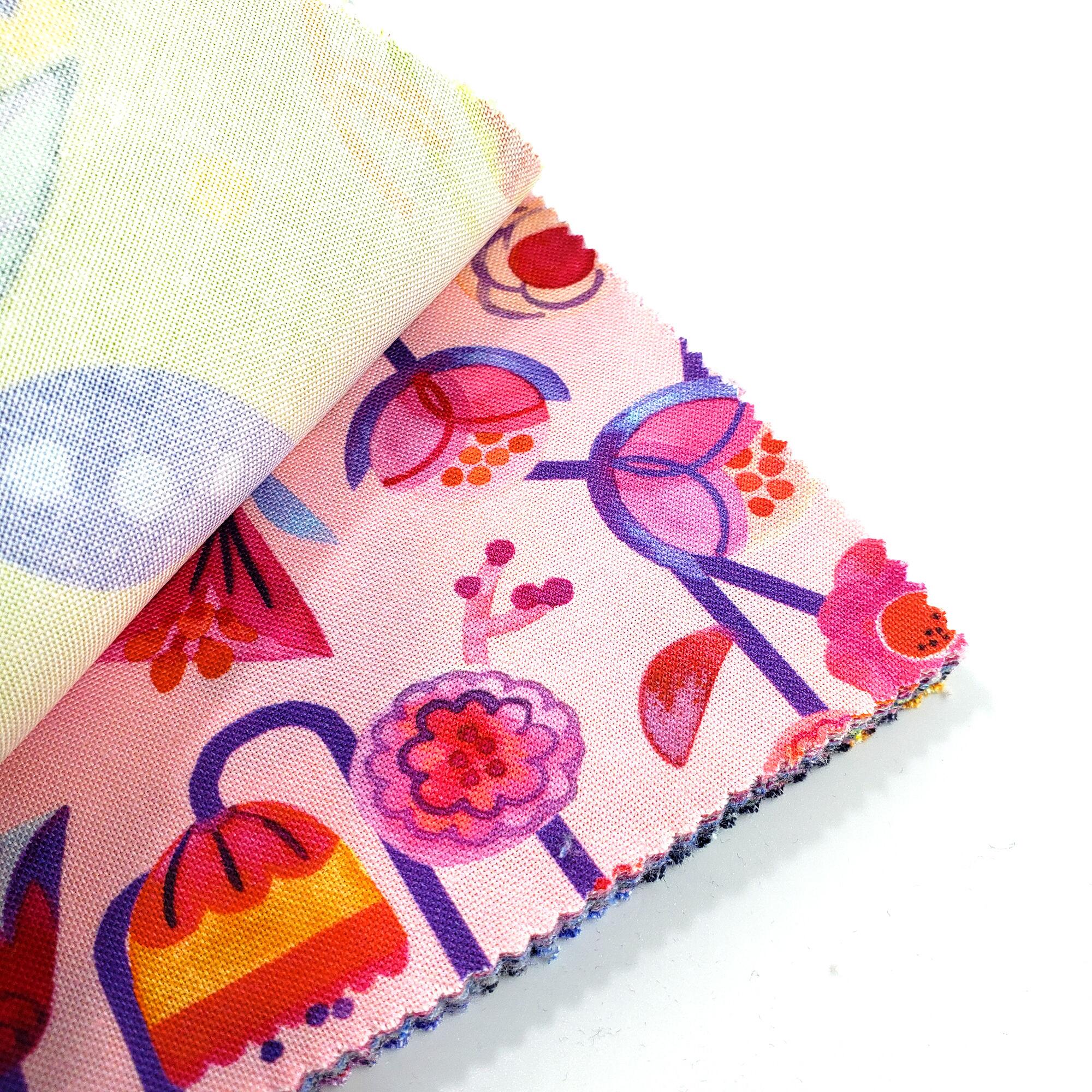 Moda, Flower Patches, Amarilys Henderson, watercolour florals, vibrant, colourful, shabby chic fabric, layer cake, fabric squares