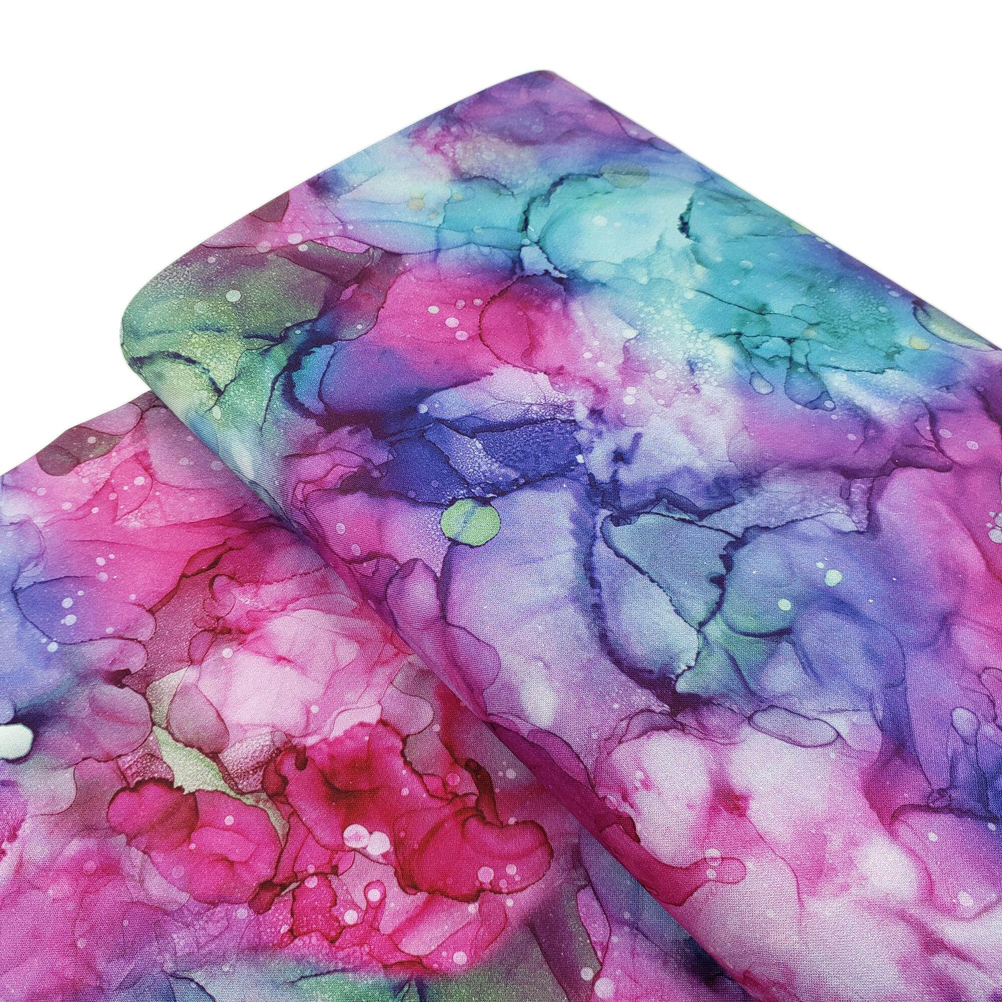 northcott,dragonfly dance,fluidity,Deborah Edwards,Melanie Samra,watercolour,vivid,bright,painting,dragonflies,100% cotton,fabric