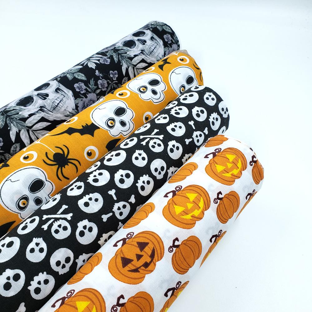 halloween,skulls,bats,witches,spooky,polycotton,gothic,vampire,scary,trick,treat