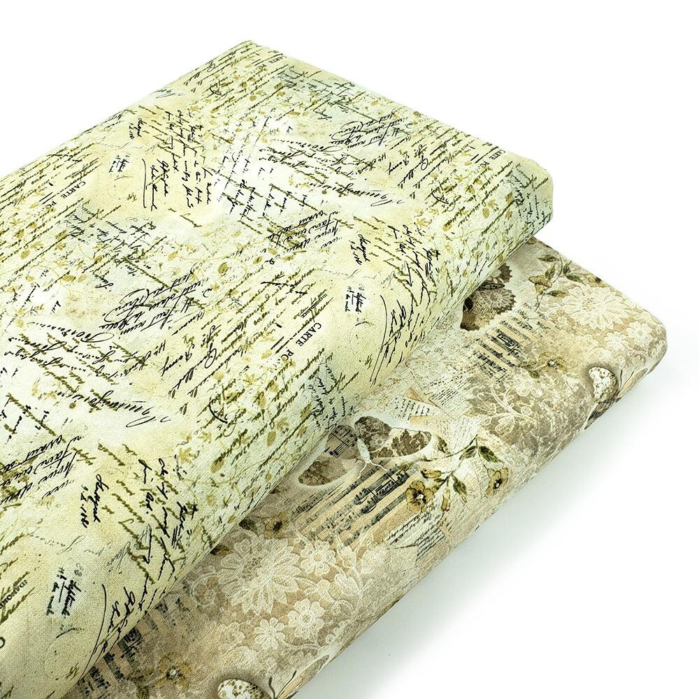 blank quilting, modern lace, butterflies, vintage writing, vintage lace, junk journal fabric, slow stitch, cotton vintage style fabric, uk