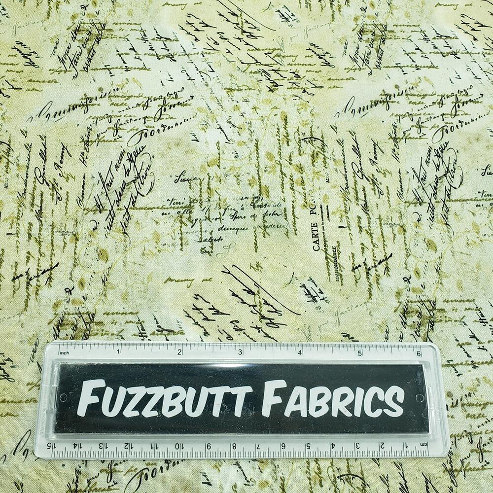 blank quilting, modern lace, butterflies, vintage writing, vintage lace, junk journal fabric, slow stitch, cotton vintage style fabric, uk