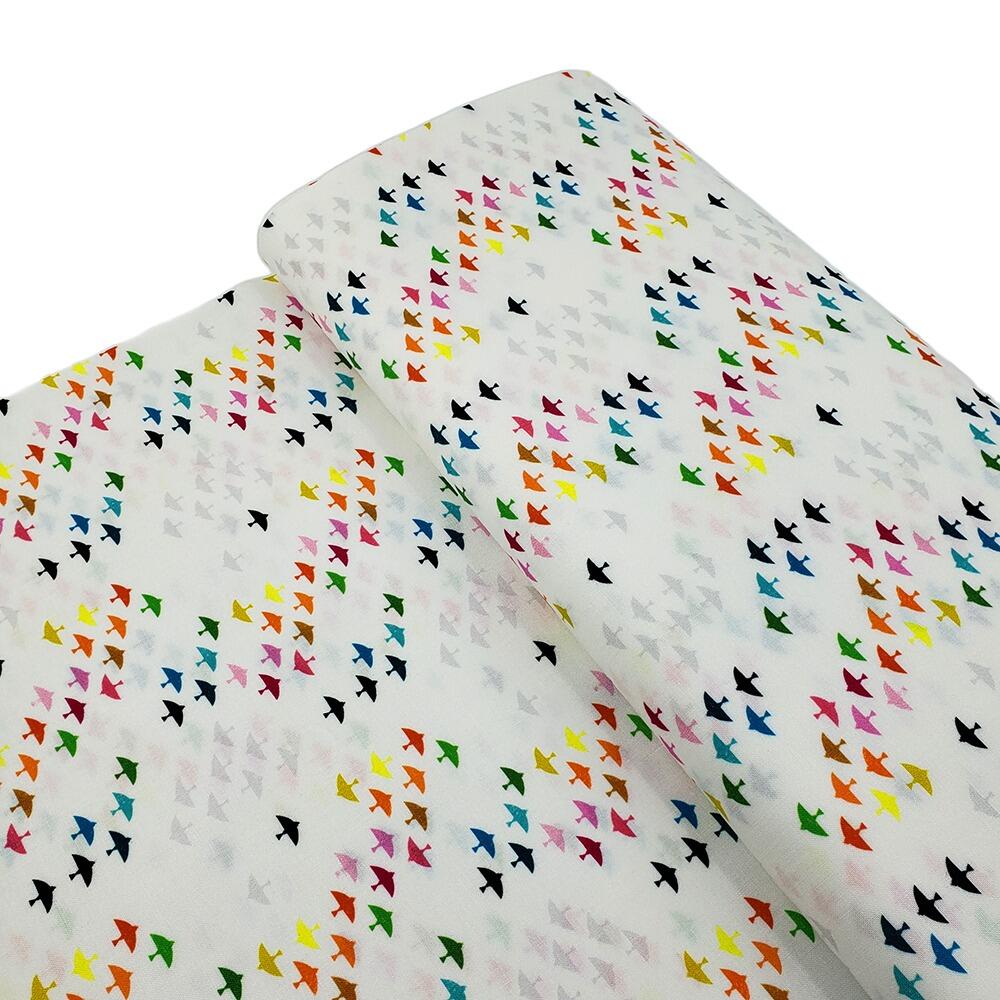 cori dantini fabric, freespirit, what the birds said, low volume fabric, blender fabrics, rainbow colours