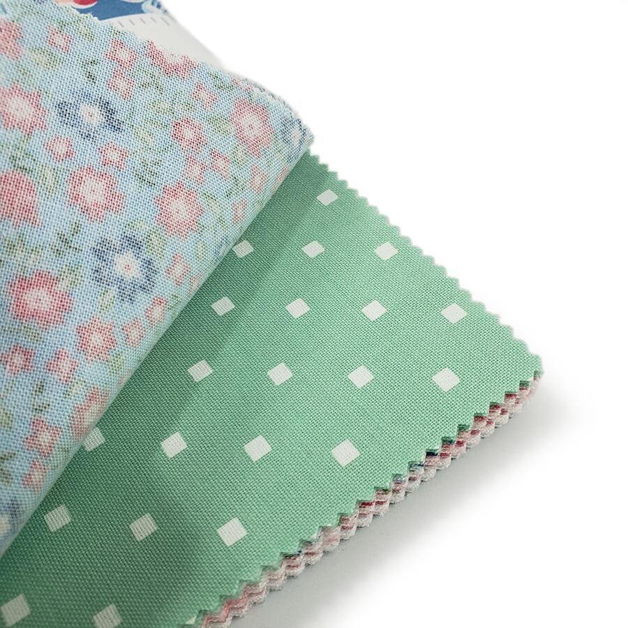 Moda, a cat named stitch charm pack, pastel floral fabric, cottagecore, roses, squares for patchwork, cotton, easy quilting, precut squares,charm pack, camille roskelly