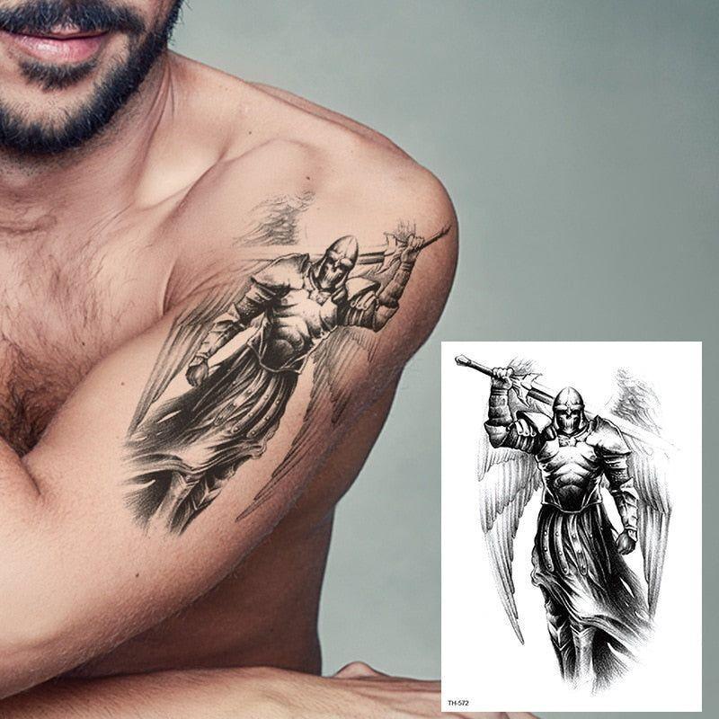 Details more than 139 knight with sword tattoo latest