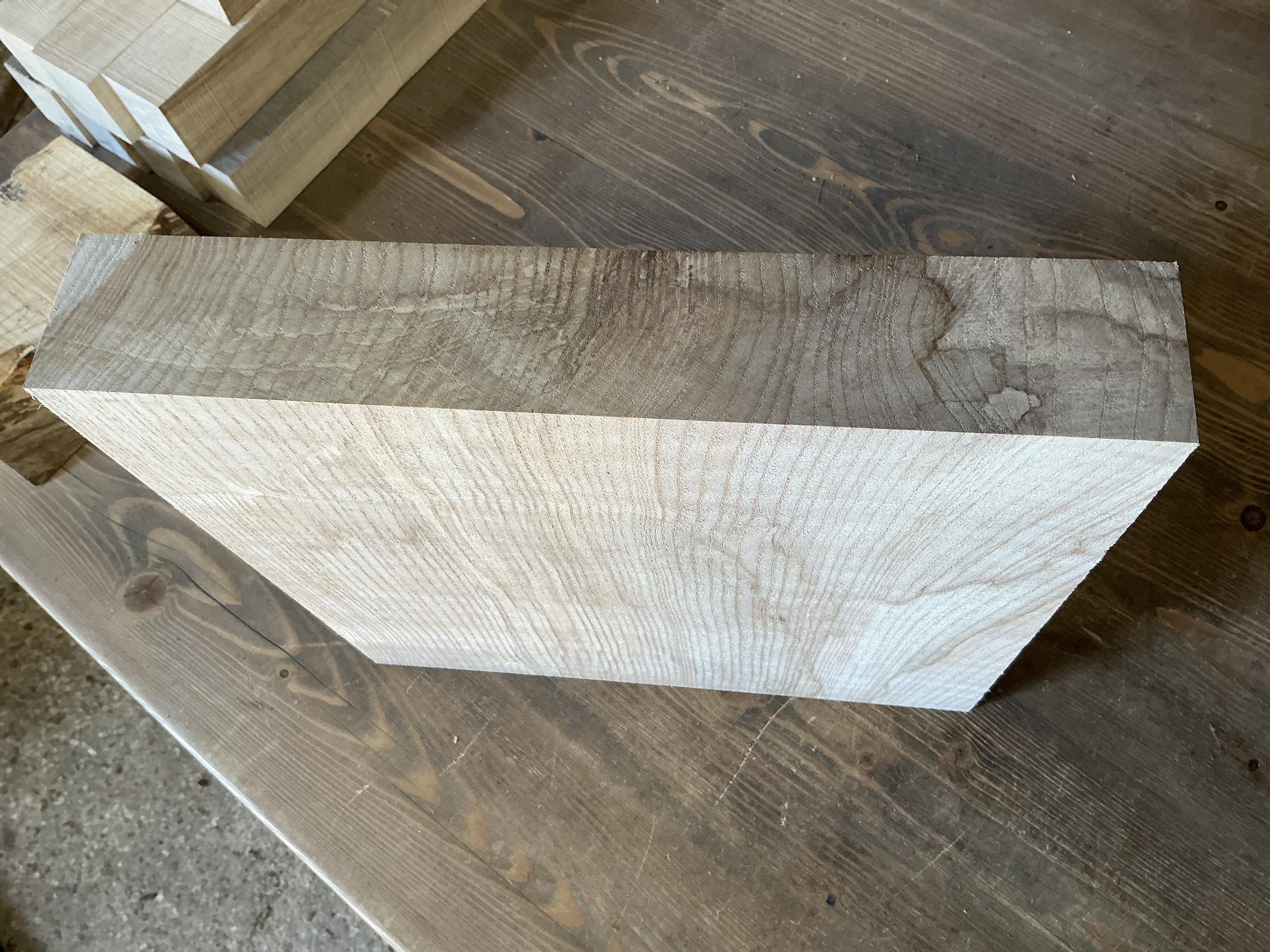 Rippled Olive Ash blocks 12x2”