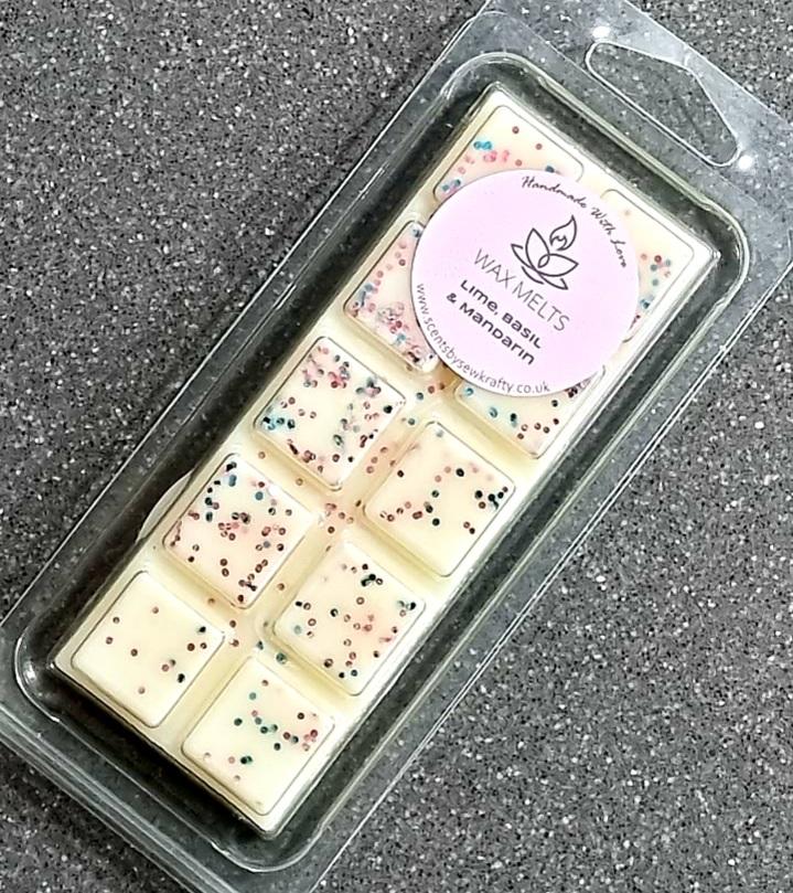 Lime, Basil & Mandarin Wax Melt Snap Bar