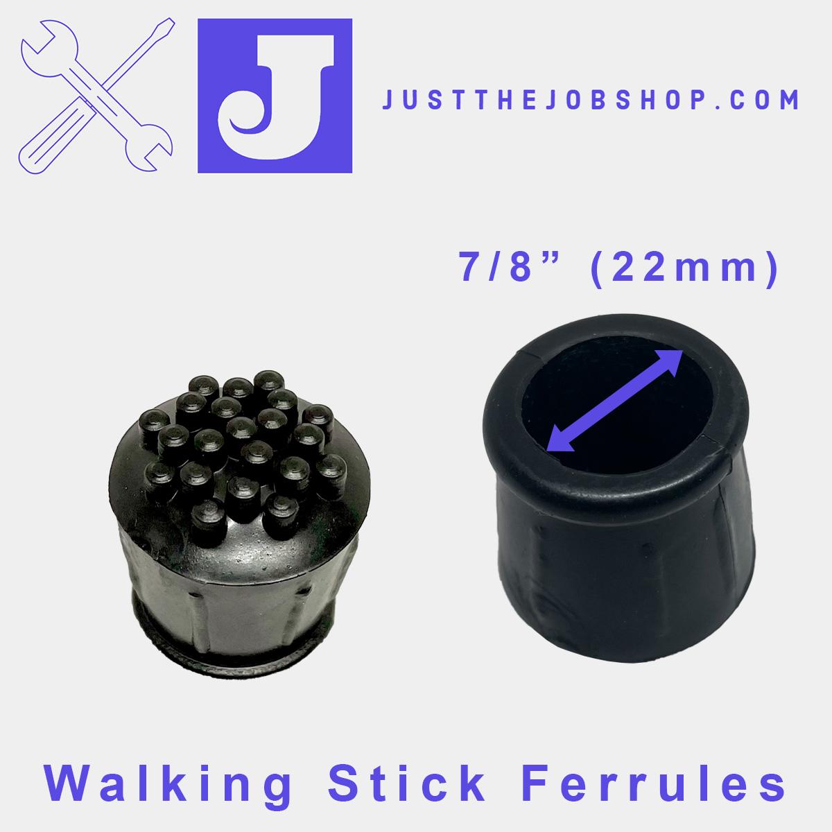 Black Walking Stick Ferrules