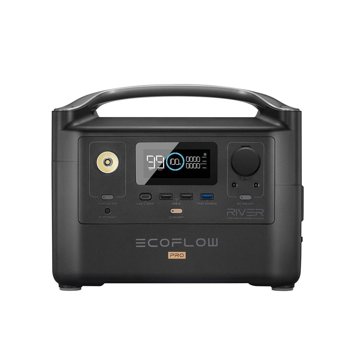 完売品EcoFlow　RIVER 600 Pro② バッテリー/充電器