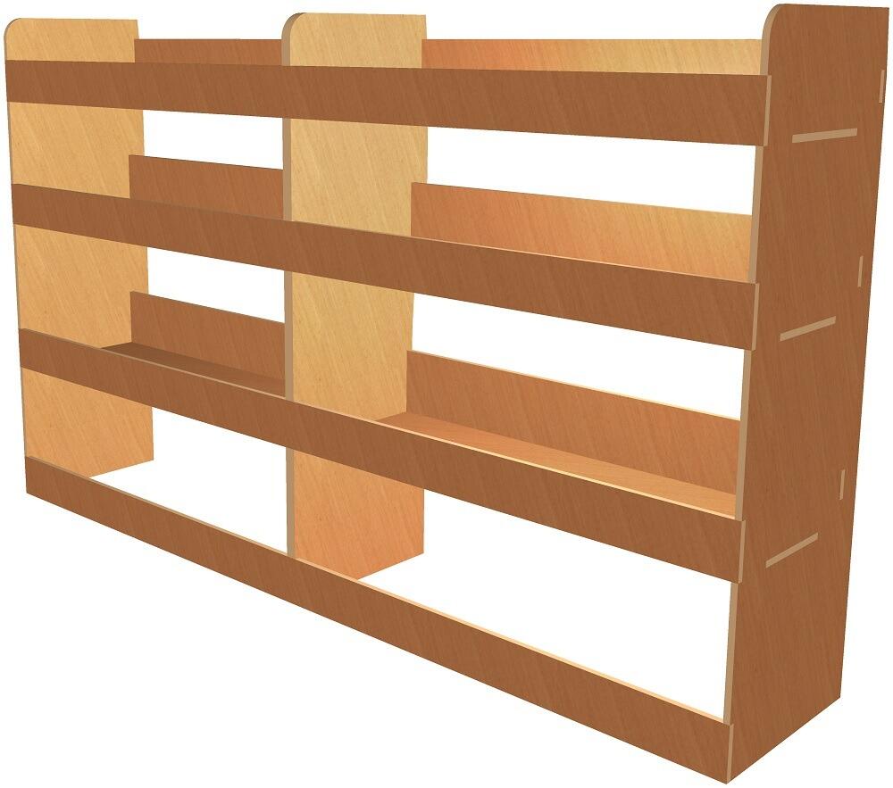 Renault Trafic (2014+) Offside shelving without dividers