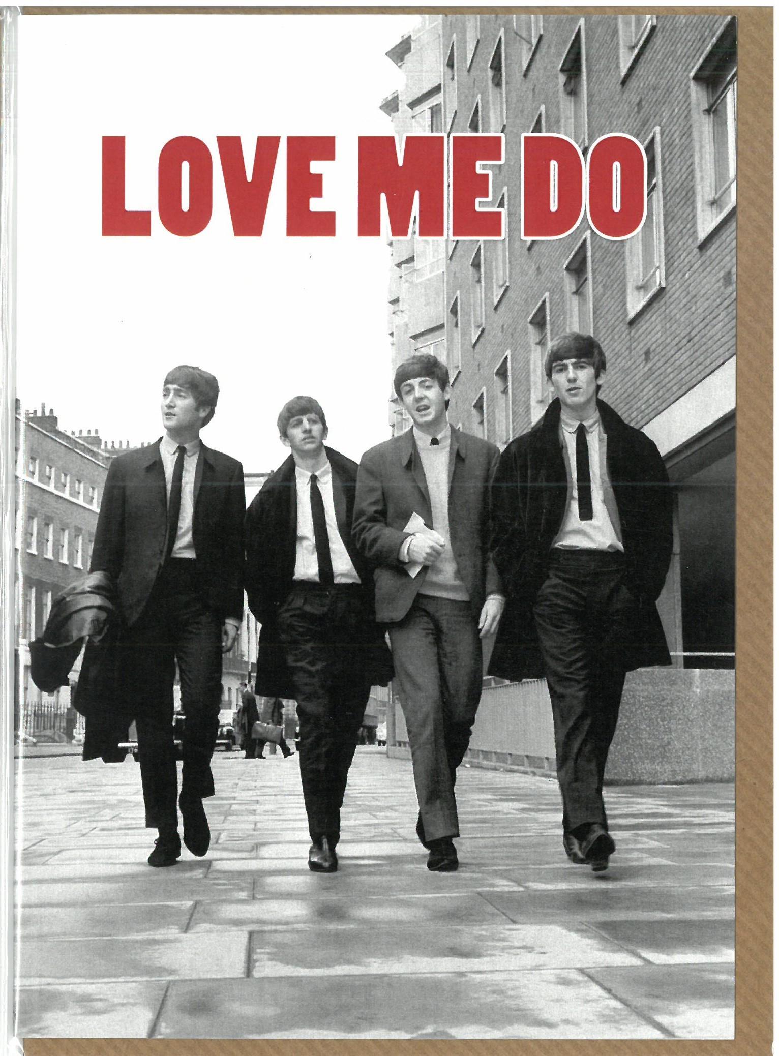 The Beatles 5x7 Greetings Card- Love Me Do (B35)