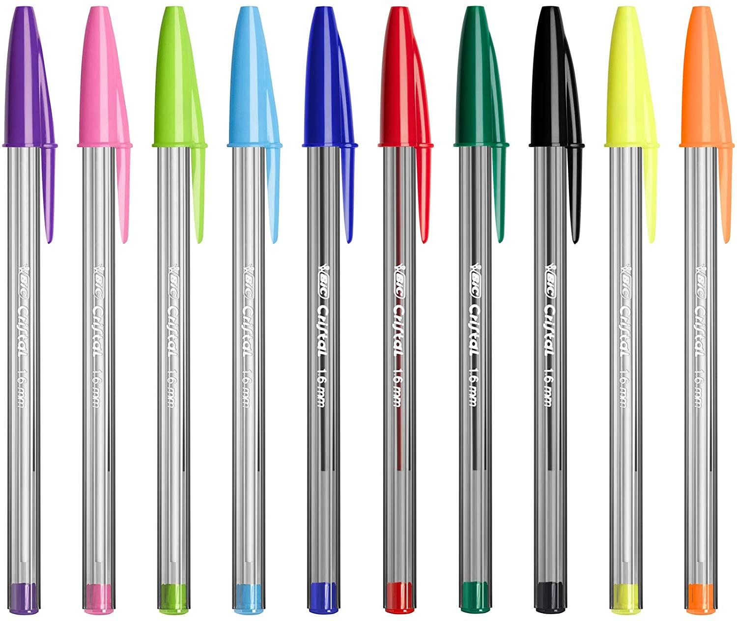 Bic Cristal Multicolour Ballpoint Pen Set (15 Piece)