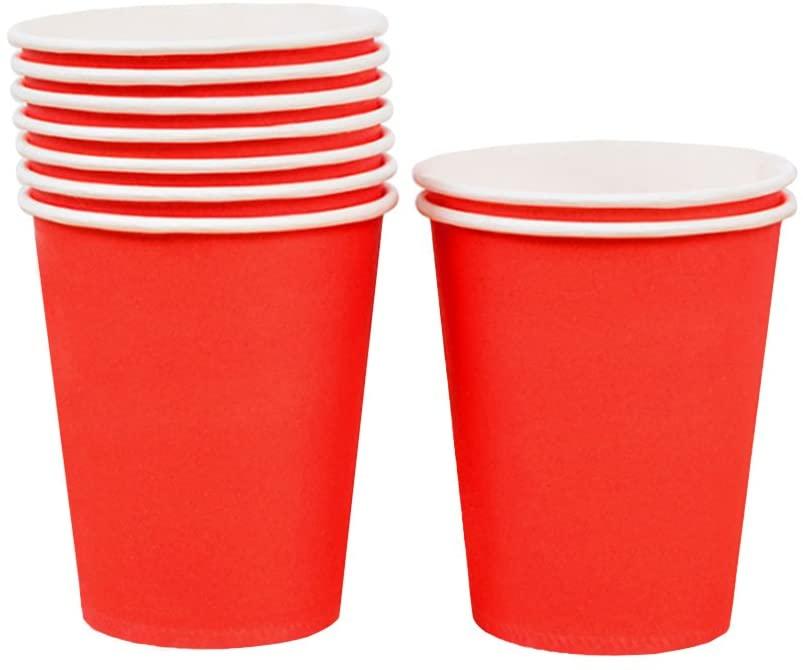 9oz Red Paper Cups Pack of 14 