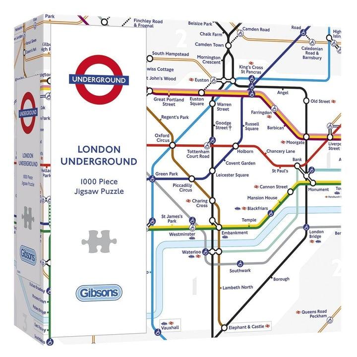 Gibsons London Underground Map Jigsaw 1000 Piece