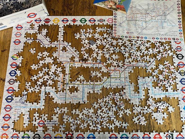 Gibsons London Underground Map Jigsaw 1000 Piece