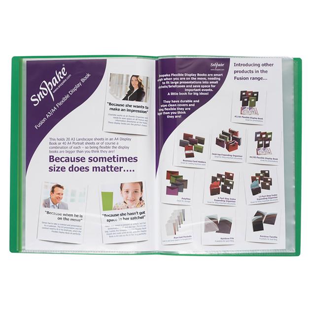 A3 & A4 Fusion Flexible Display Book (Snopake)