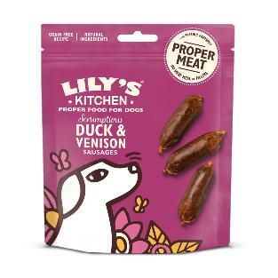Lilys Kitchen Dog Duck/Ven Sausages 70g