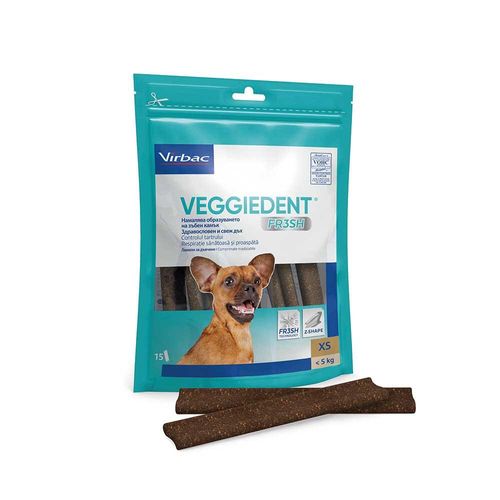 Veggie Dent Fr3sh Dog Chews Xsml Pack of 15