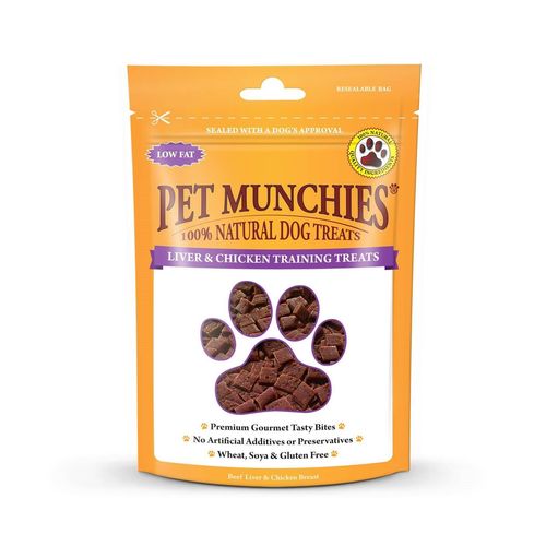 Pet Munchies Dog T/Treat Chk/Liver 8X50G