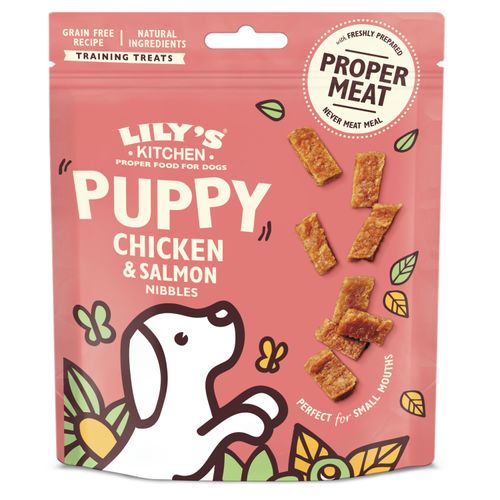 Lilys Kitchen Puppy Chk/Sal Nibbles 70g