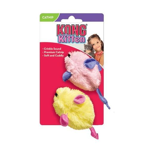 Kong Cat Kitten Mice Pk2 EA