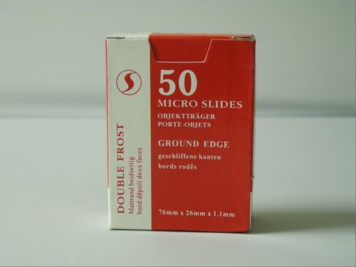 Microscope Slides Twin Frosted Pack of 50