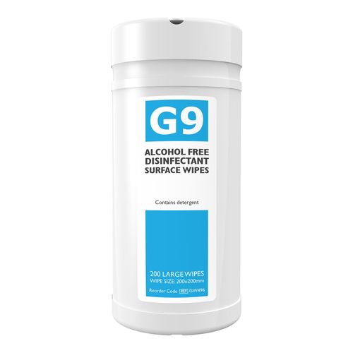 G9 Disinfectant High Level Wipes Pack of 200