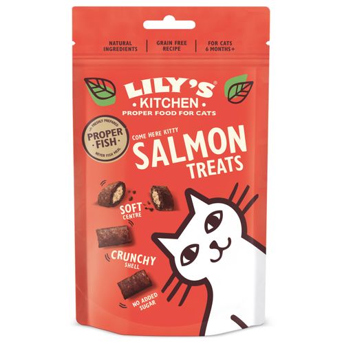 Lilys Kitchen Cat Salmon Treats 60g