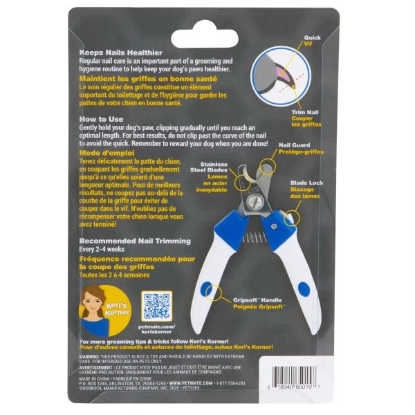 thumbnail image 2 of JW Pet Gripsoft Medium Dog Nail Clipper - Heavy Duty Trimmer With Safety Guard For Medium Breeds 2 of 9
