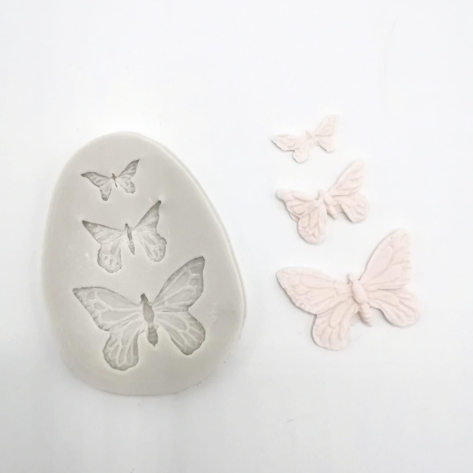 Butterflies Trio A Silicon Mold