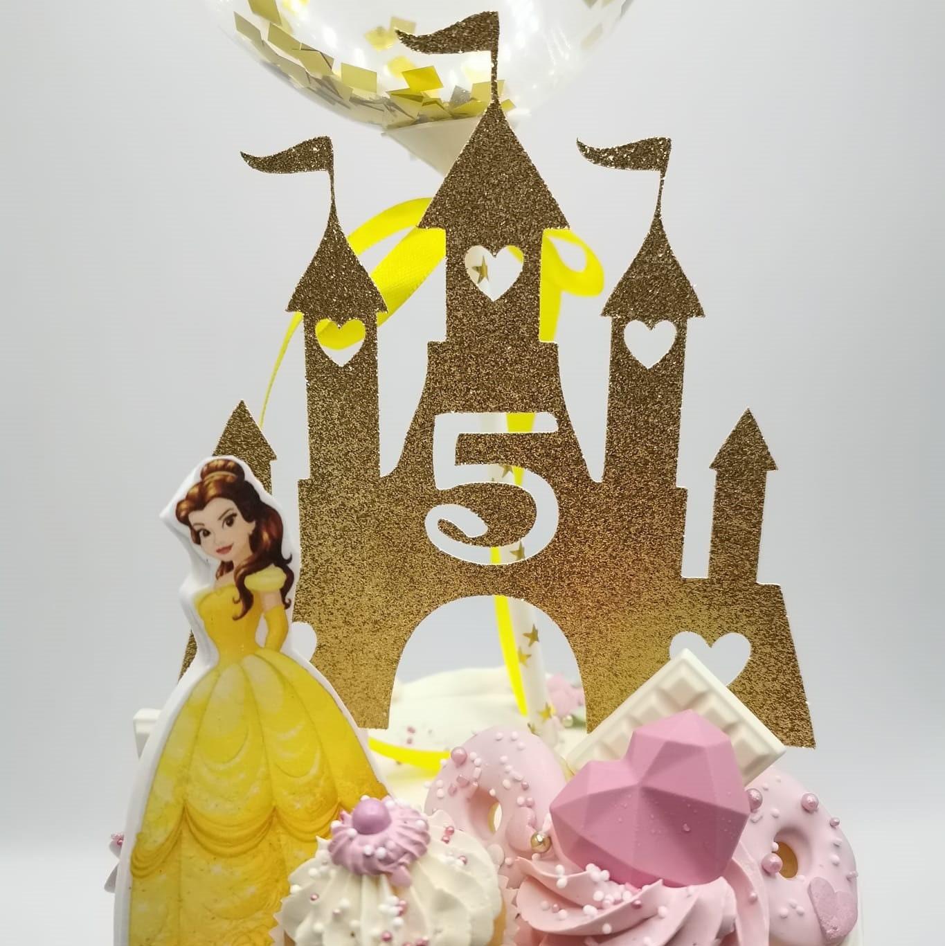 It was so exciting to make this Princess castle cake topper for Aadya...It  looks so amazing on this super gorgeous cake by… | Instagram