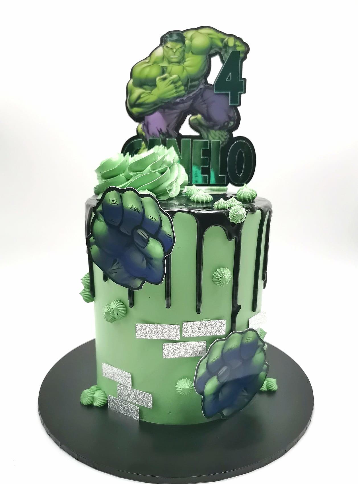 Hulk Cake | How To Make Hulk Theme Cake By Seller FactG - YouTube