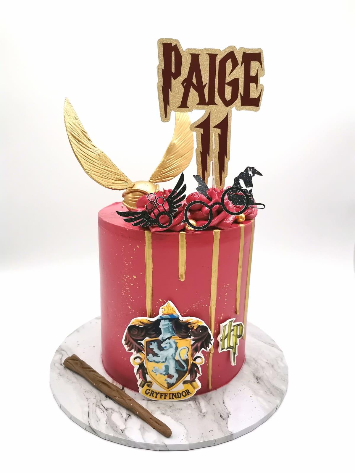 Harry Potter themed cake topper / Personalised Harry Potter themed
