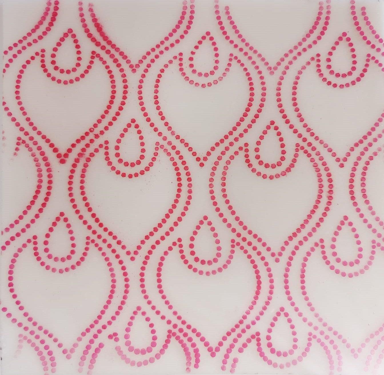 Diya Pattern Cake Stencil / Asian Pattern Cake Stencil