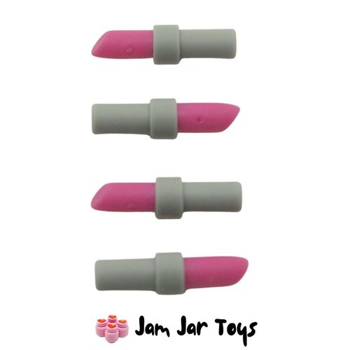 LEGO 4 x Lipstick Pink with Light Bluish Gray Handle