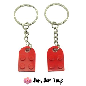 LEGO Keyring Keychain Red Separated into 2 pieces