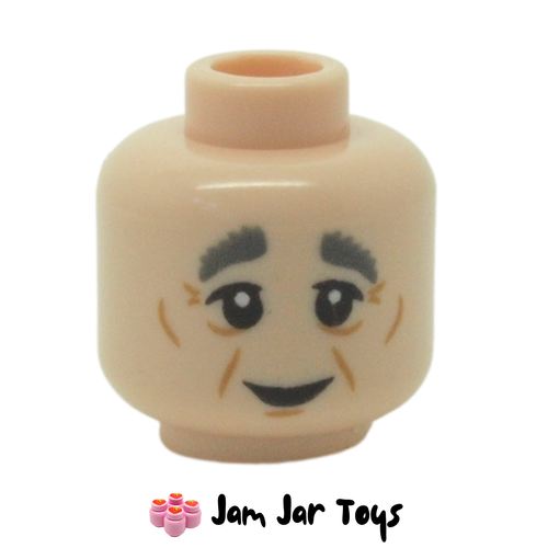 LEGO Mr. Flume Head Wrinkles, Smile