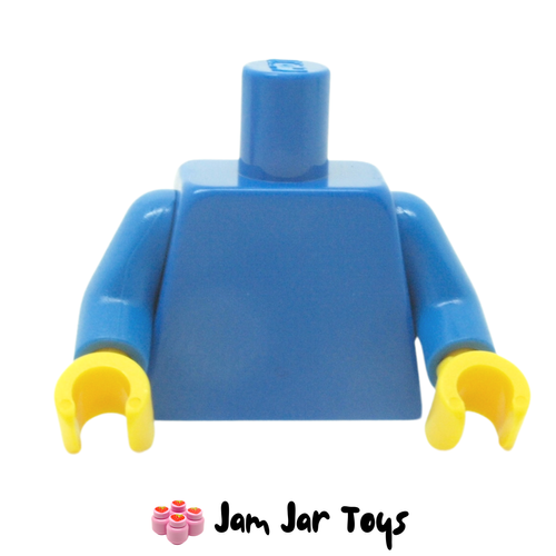 LEGO Blue Torso with Yellow Hands - Plain