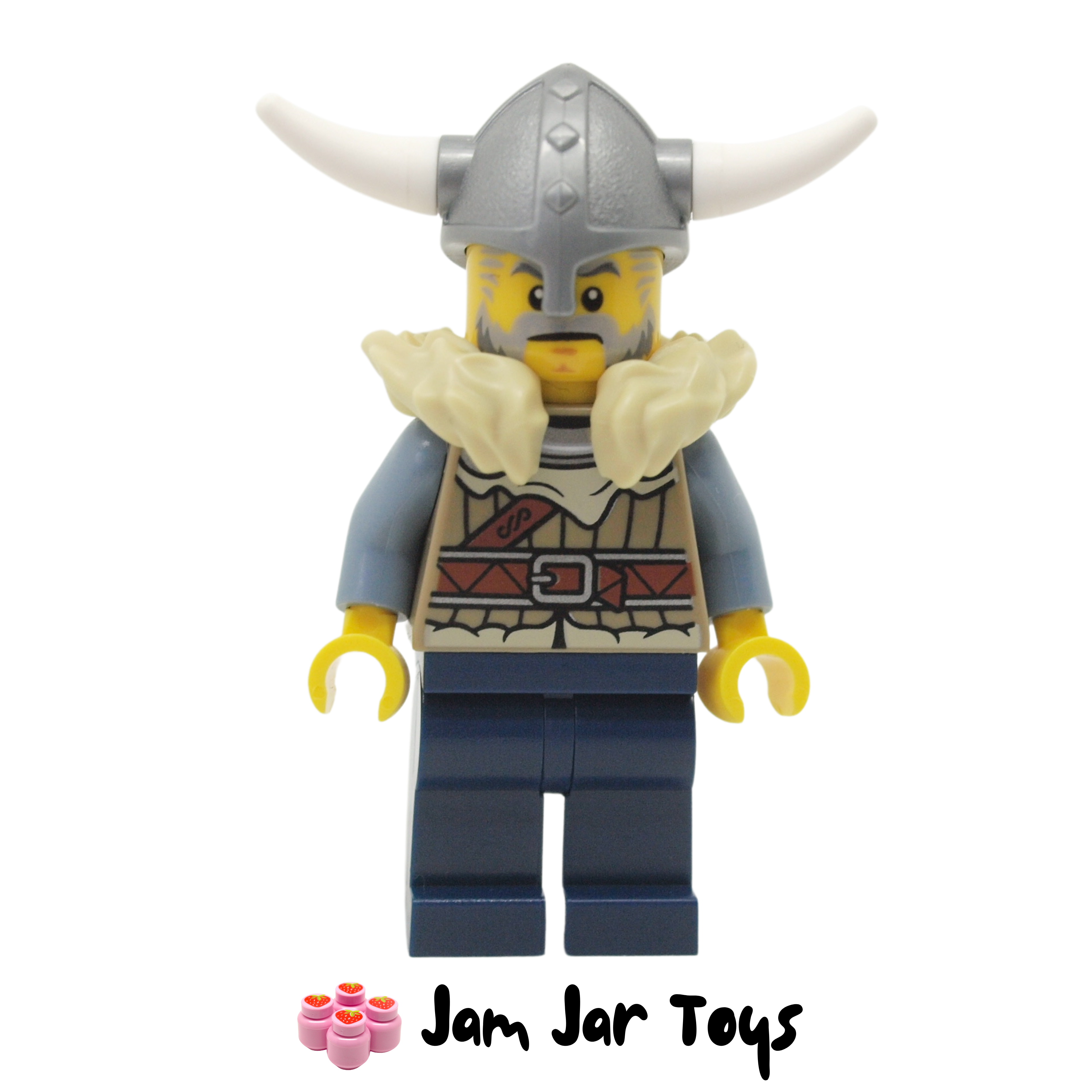 LEGO® Viking Warrior Male Creator Minifigure with Dark Orange
