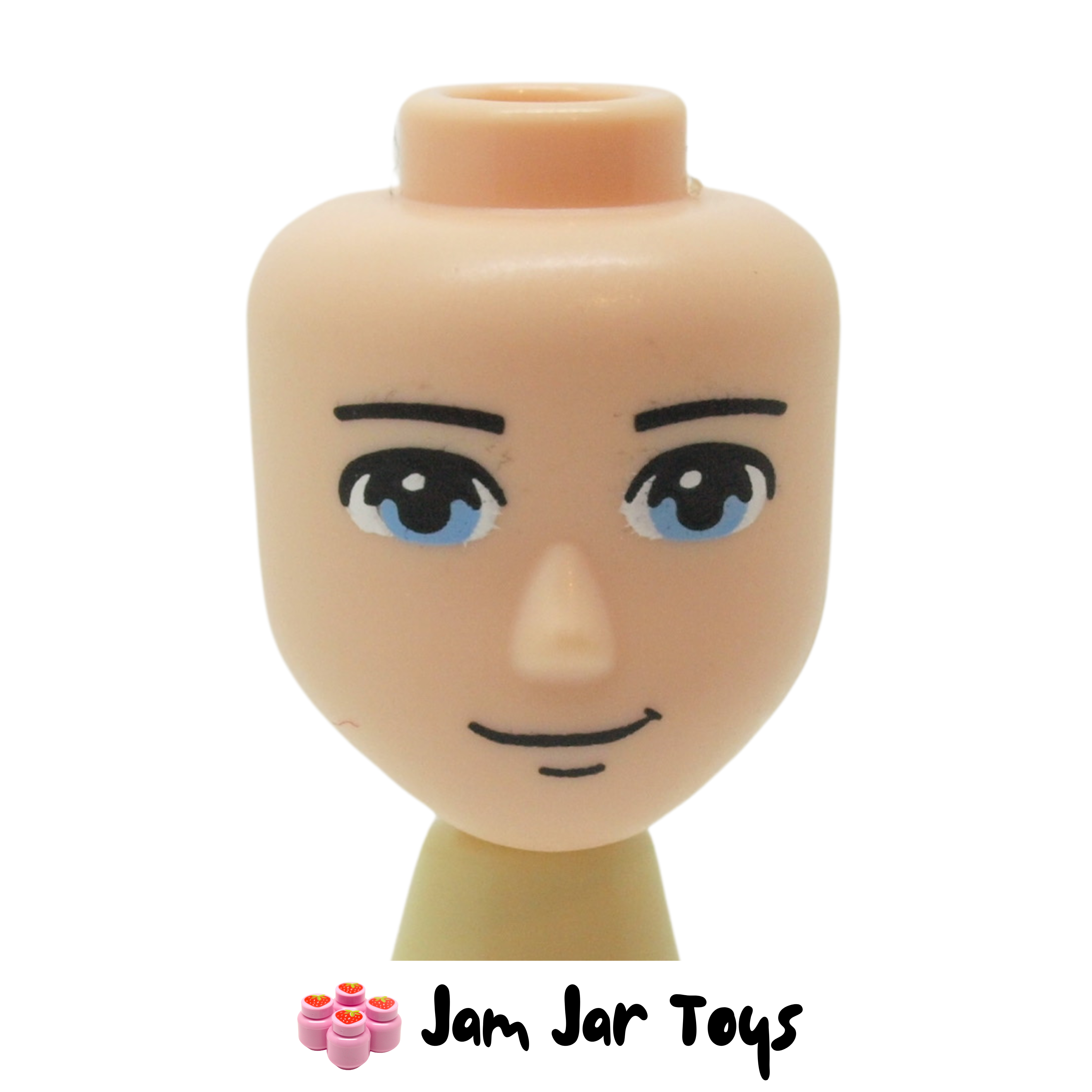 LEGO Friends Joshua Minidoll male Head Light Nougat with Bright