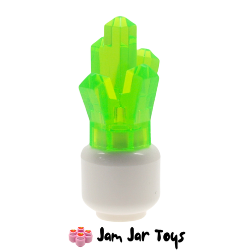 LEGO Trans-Bright Green Jewel Rock Crystal 5 Point