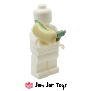 LEGO® Tan Hot Dog Bun and Sand Green Sausage KF40