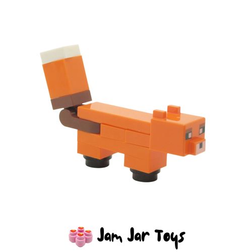 LEGO Red Fox Minecraft Minigure Side View