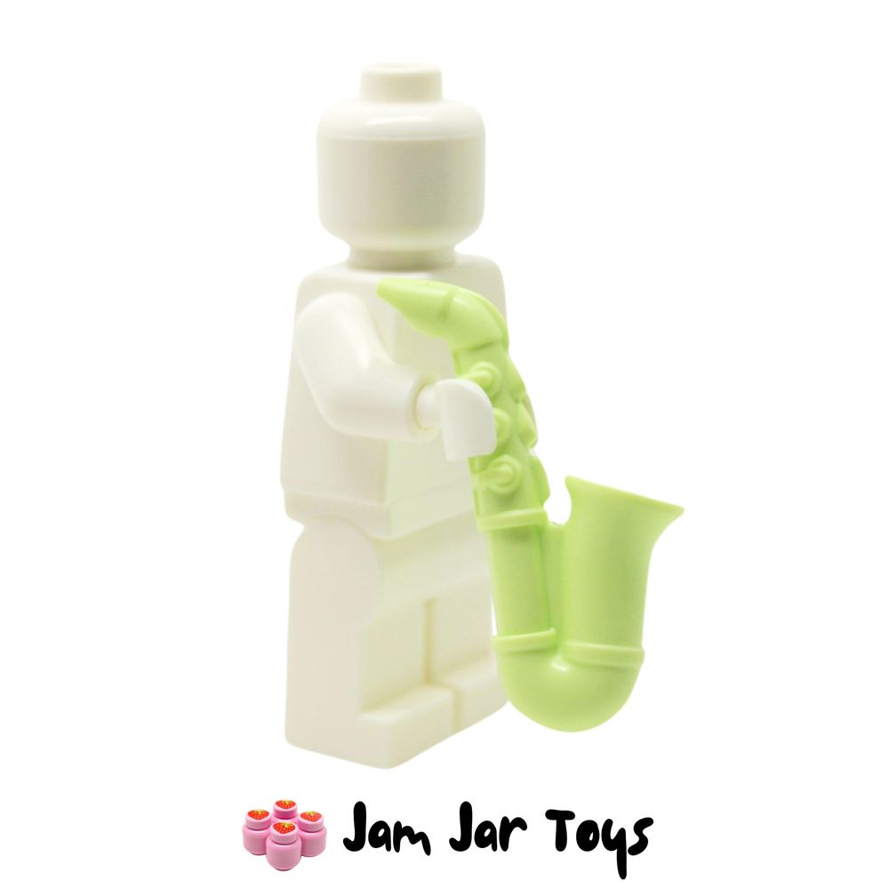 LEGO Yellowish Green Saxophone.