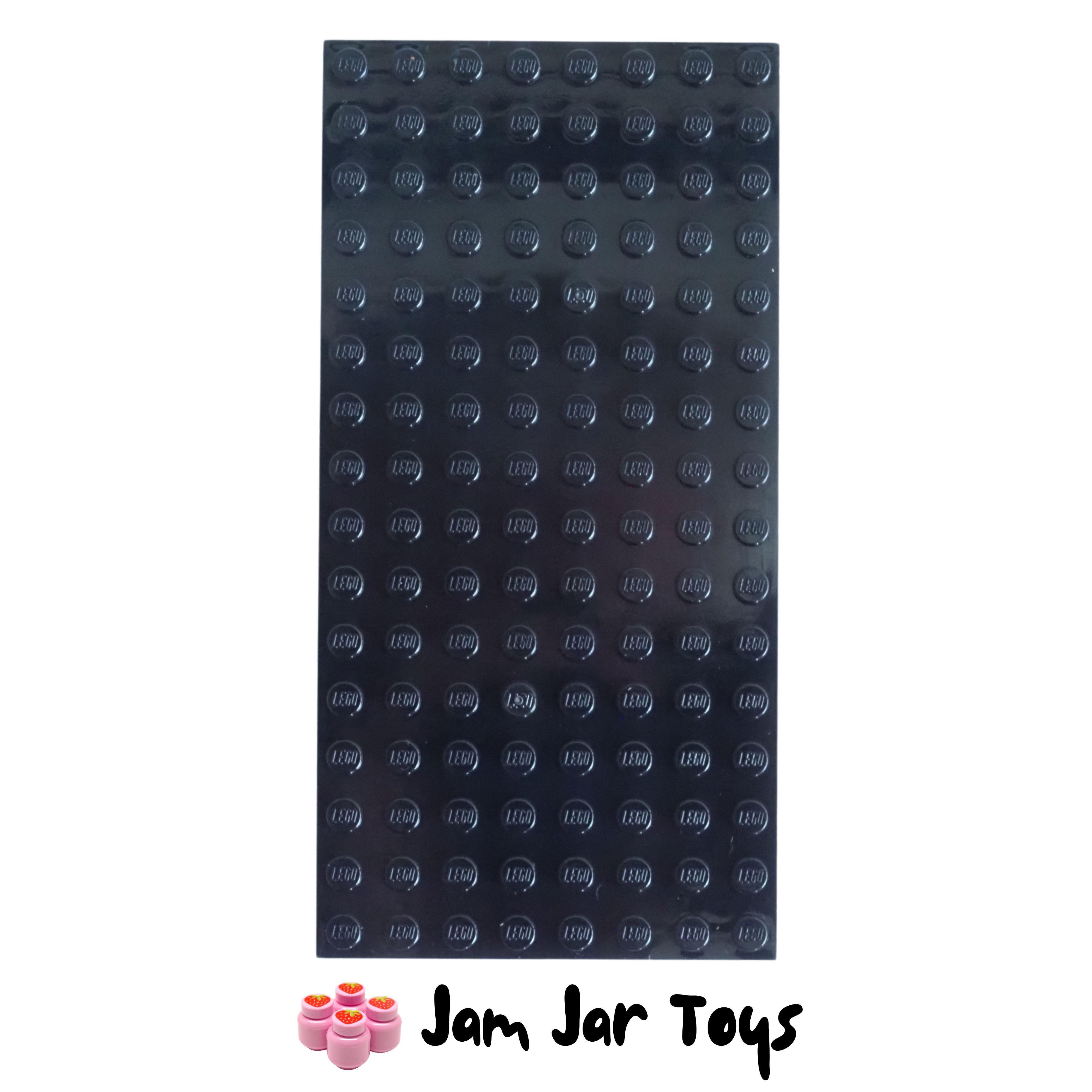 LEGO Base Plate - Black 8 x 16 Stud