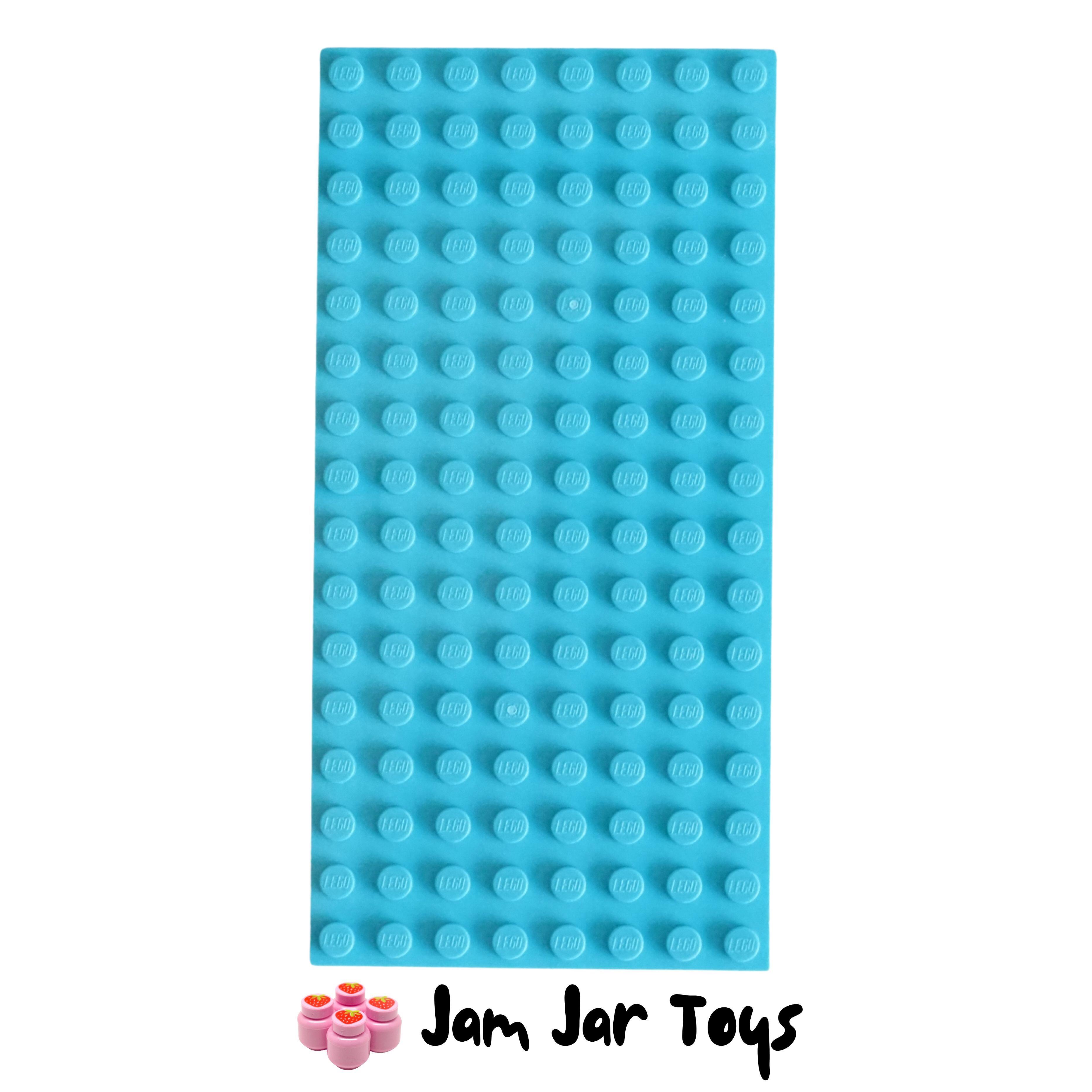 LEGO Base Plate - Medium Azure 8 x 16 Stud