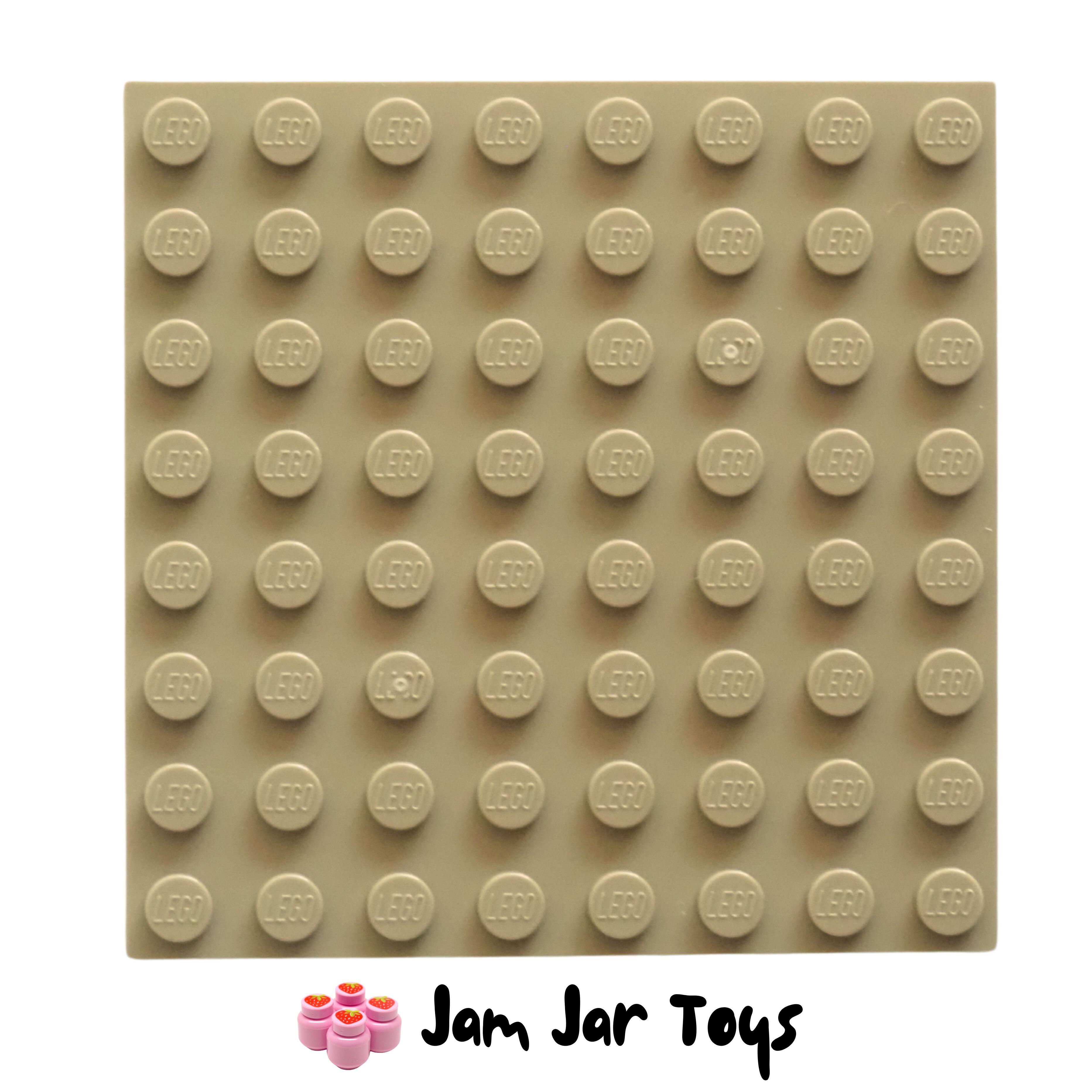LEGO Base Plate - Dark Tan 8 x 8 Stud