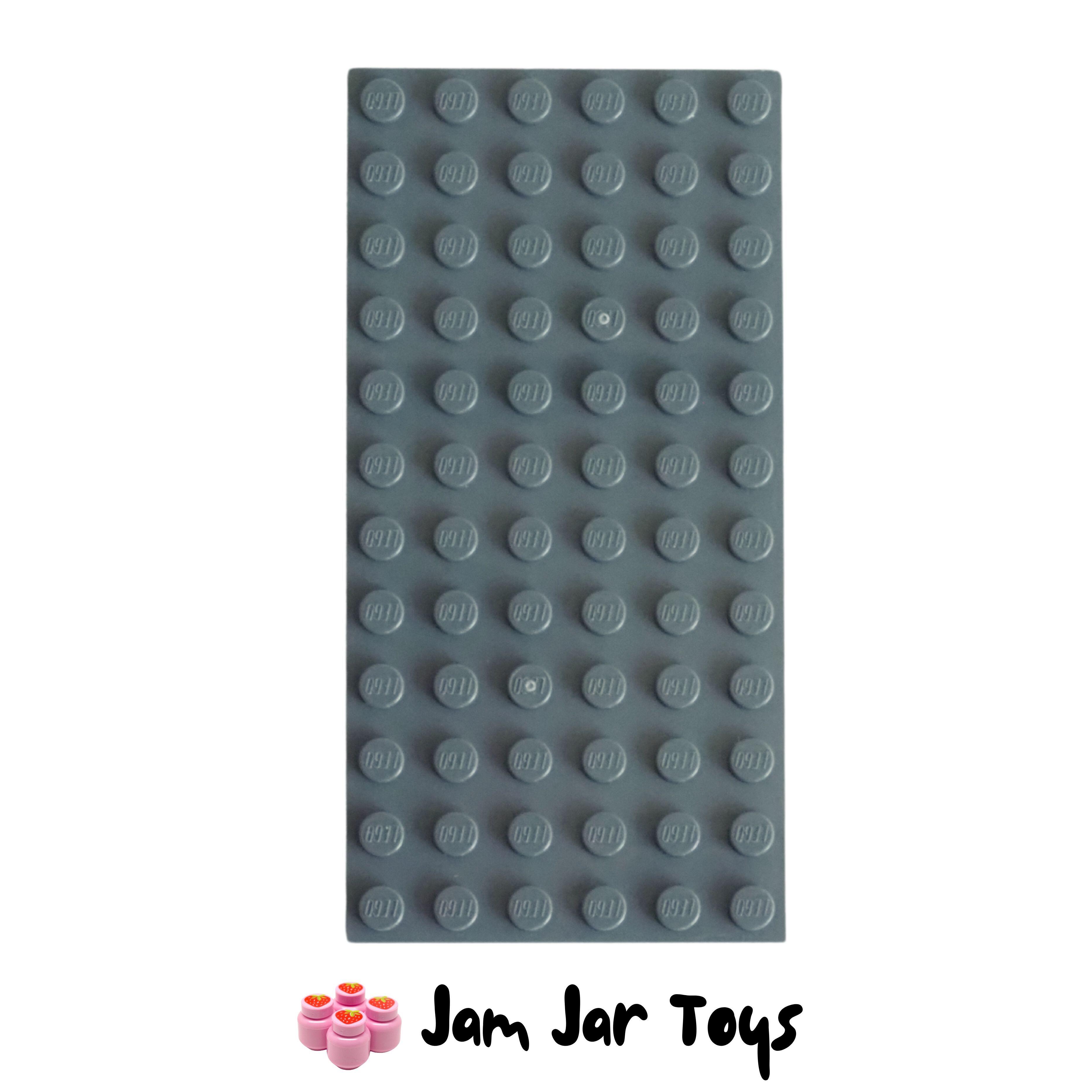 LEGO Base Plate - Dark Bluish Grey 6 x 12 Stud,