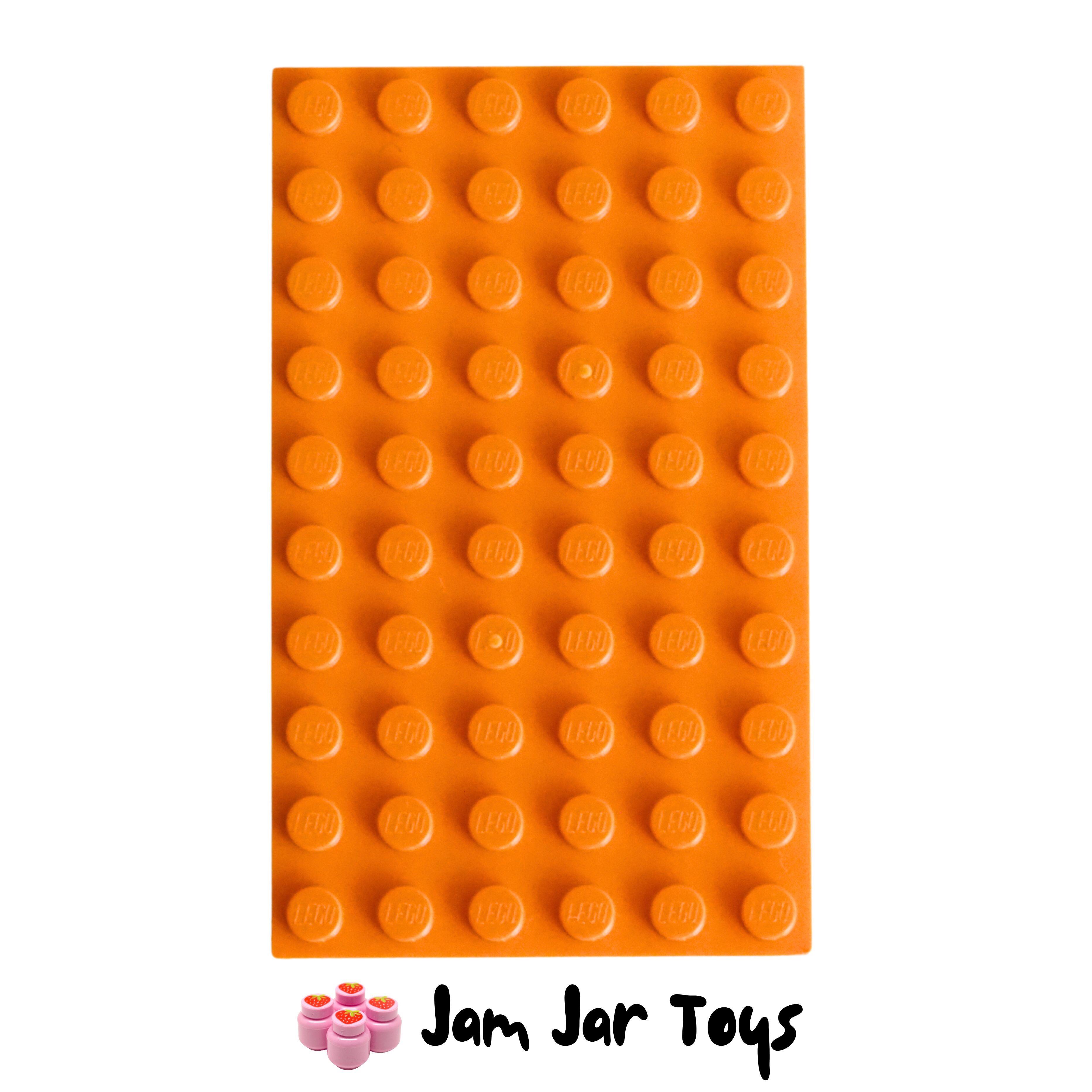 LEGO Base Plate - Orange 6 x 10 Stud